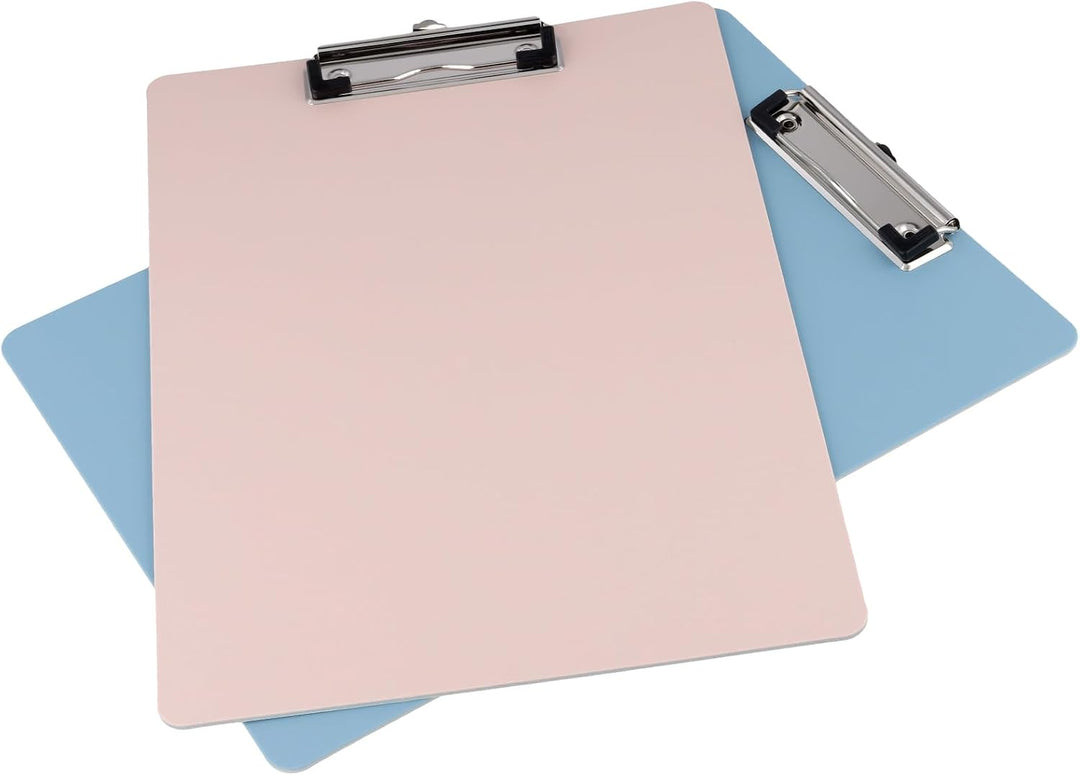 KEILEOHO 12er Pack Klemmbrett A4, 31 x 22,3cm Klemmbretter Schreibmappe A4 mit MetallClip und Verste