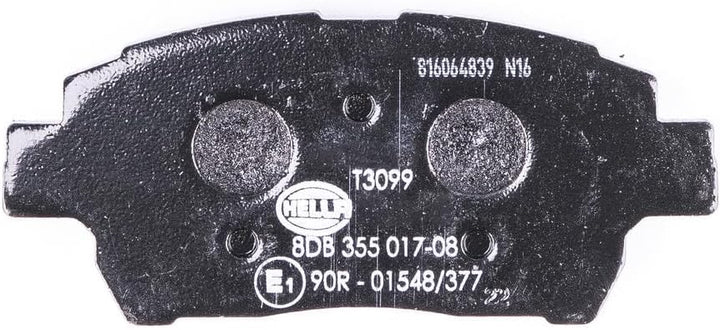 HELLA PAGID 8DB 355 017-081 Bremsbelagsatz - T3099 - Dicke/Stärke: 15.5mm - Bremssystem: Akebono - m