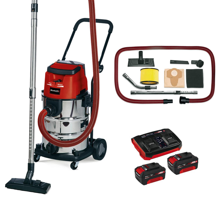 Einhell Akku-Nass-Trockensauger TE-VC 36/30 Li S Power X-Change (Li-Ion, 36 V, ECO/BOOST-Mode, Edels