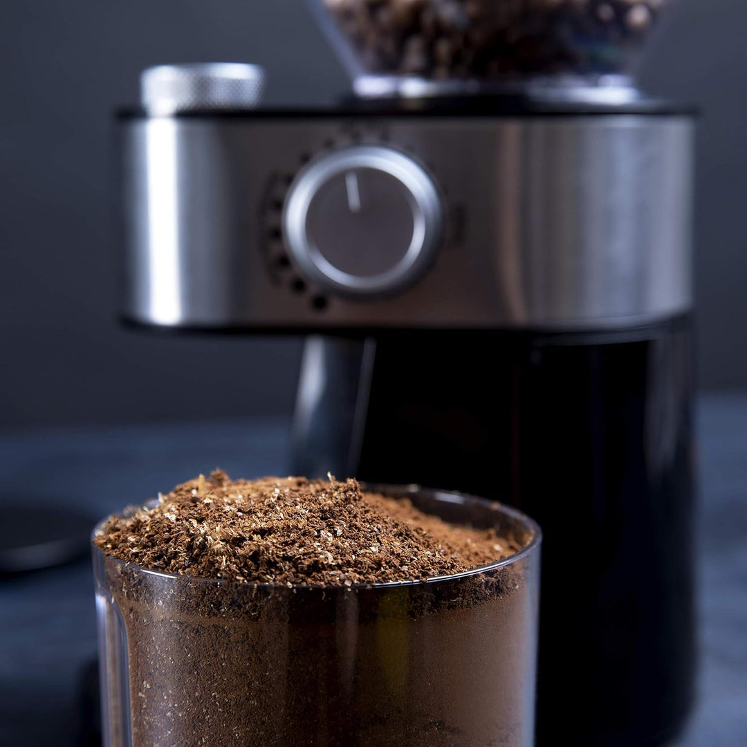 Gastronoma 18120001 Kaffeemühle Kaffee Espresso elektrische Mühle, 12 Mahlgradeinstellungen von Fein