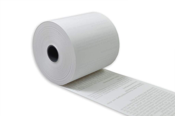 Additionsrolle für Tischrechner, Thermopapier, 12mm ø, 57mm breit, weiss