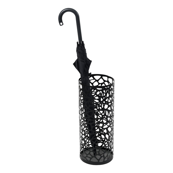 Umbrella Stand Nest round - black One Size Schwarz, One Size Schwarz