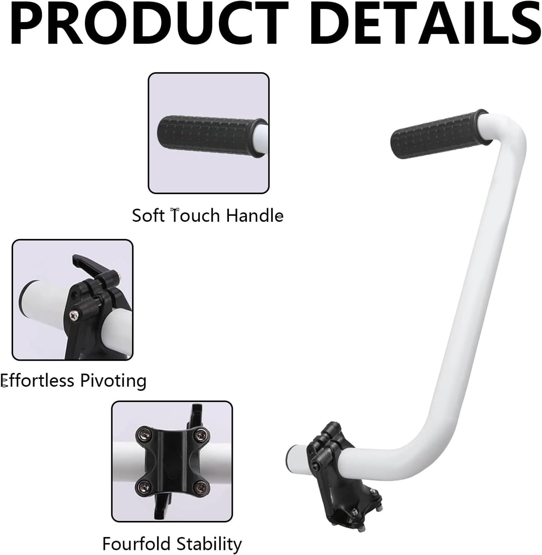 Trimmergriff, Rasentrimmer-Griff aus Aluminium, Ergonomischer Griff für Rasenmäher, Trimmer-Griffver