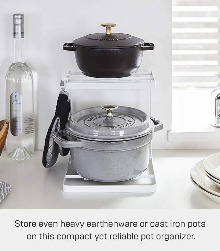 Pot stand - Tower - white Weiss, Weiss