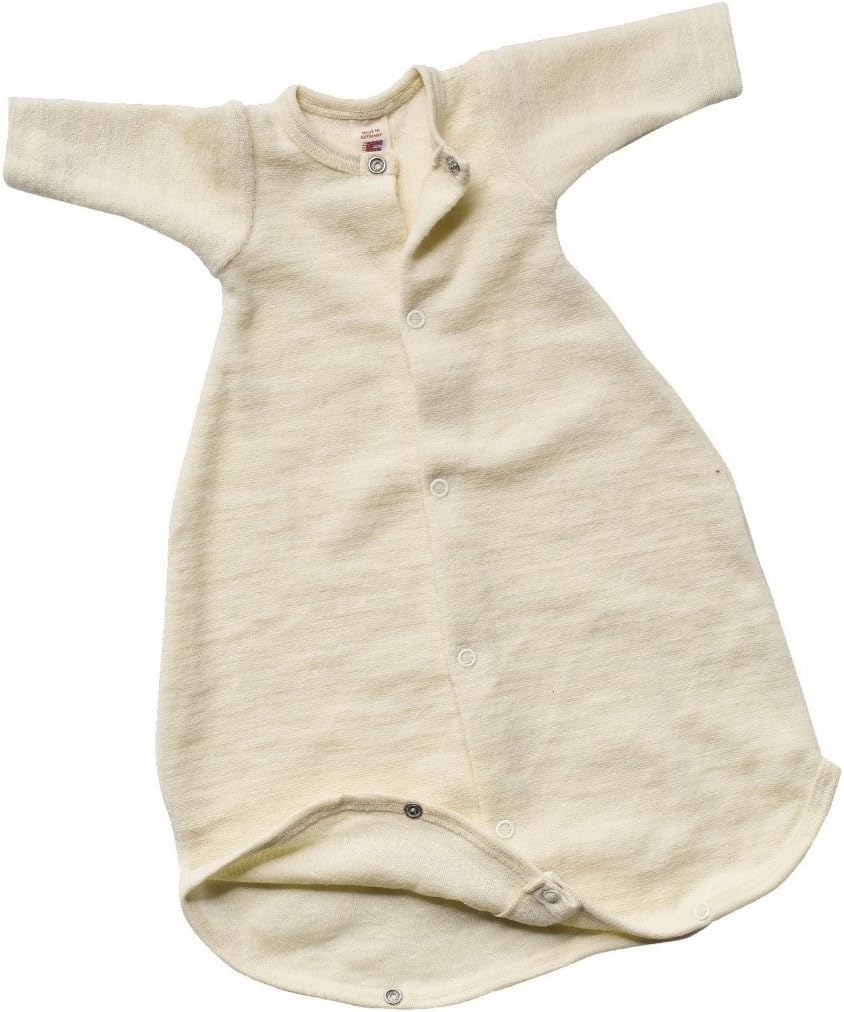 Engel Naturtextilien Frühchen Kleidung - Bio/Öko Baby Schlafsack Schurwoll Frottee Gr. 50 cm
