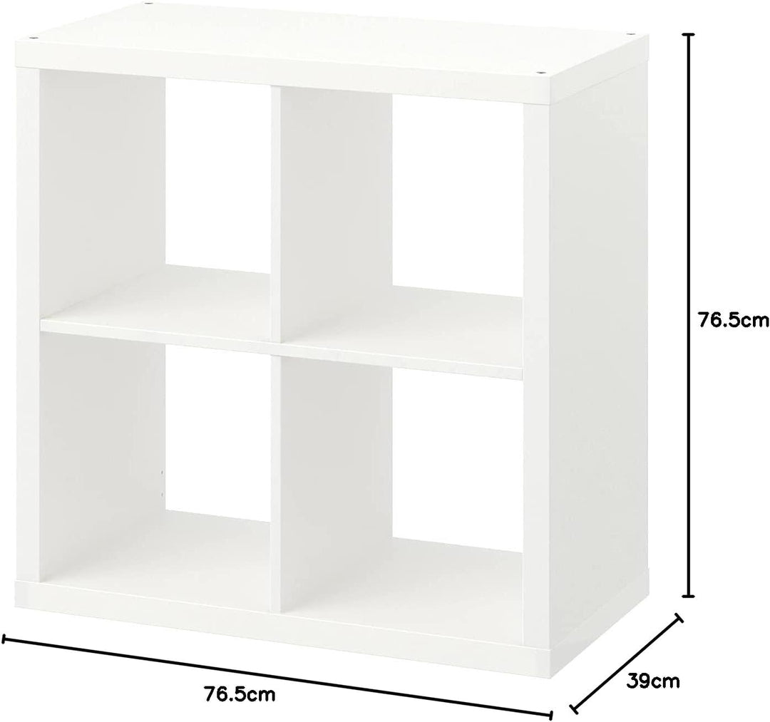 Ikea KALLAX Regal, 77x77 cm (weiss), Weiss