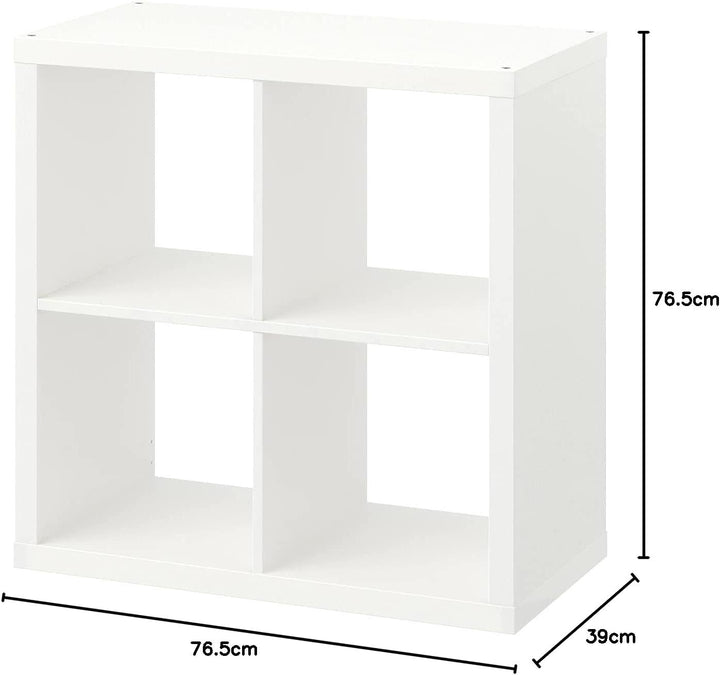 Ikea KALLAX Regal, 77x77 cm (weiss), Weiss