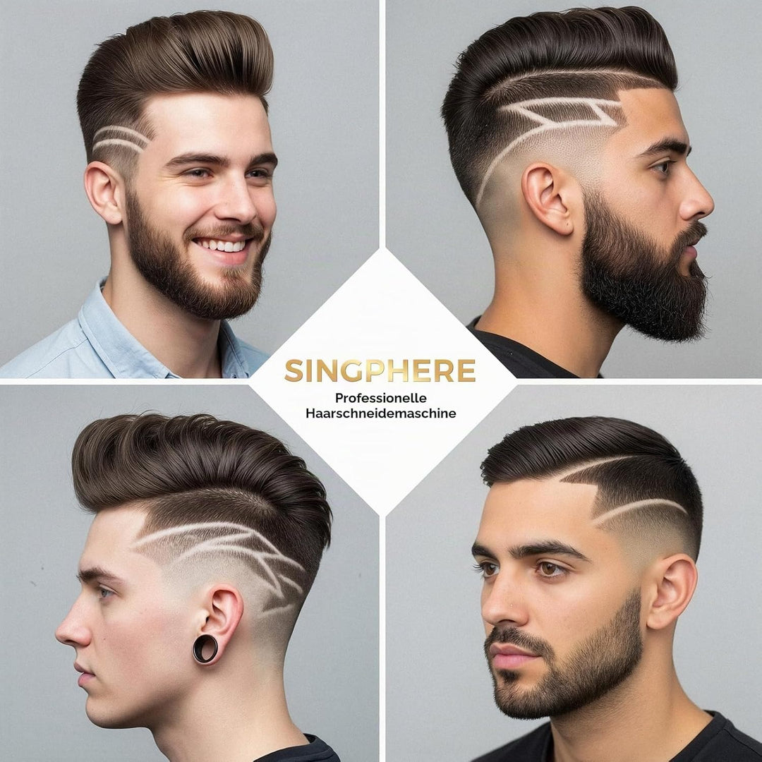 Singhere Haarschneidemaschine - Schnurloser Zero-Gap Trimmer für Männer, professionelles Trimmer-Set