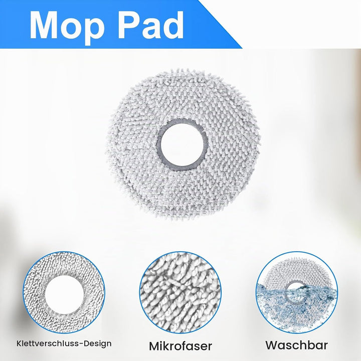 Fixbetter Zubehörset für Ecovacs Deebot N30 PRO OMNI / N30 PRO / N30 OMNI Roboterstaubsauger, 1 Roll