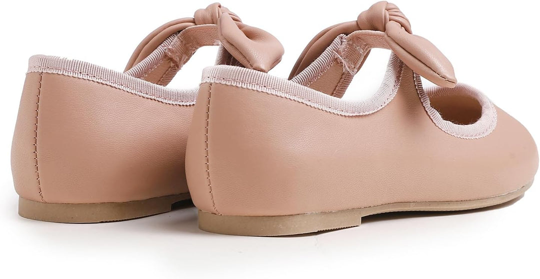 Feversole Girls Cute Dress, Mädchen süsses Kleid Mary Jane Schuhe weiche Party Urlaub Ballerinas 29