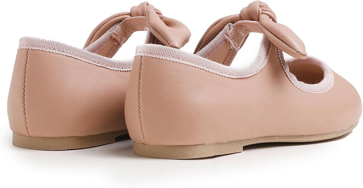 Feversole Girls Cute Dress, Mädchen süsses Kleid Mary Jane Schuhe weiche Party Urlaub Ballerinas 29