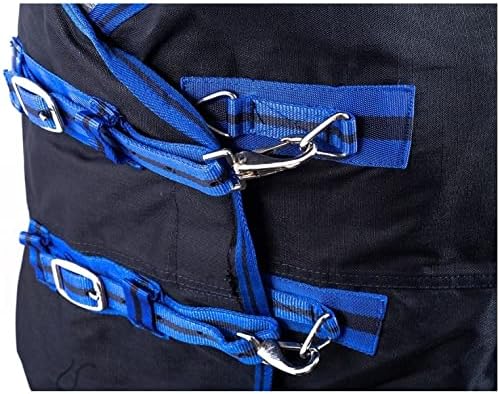 RL24 - Winterdecke 300g Füllung 600D BASICLINE dunkelblau 95cm Dunkelblau (Altes Modell) 95cm (300g/