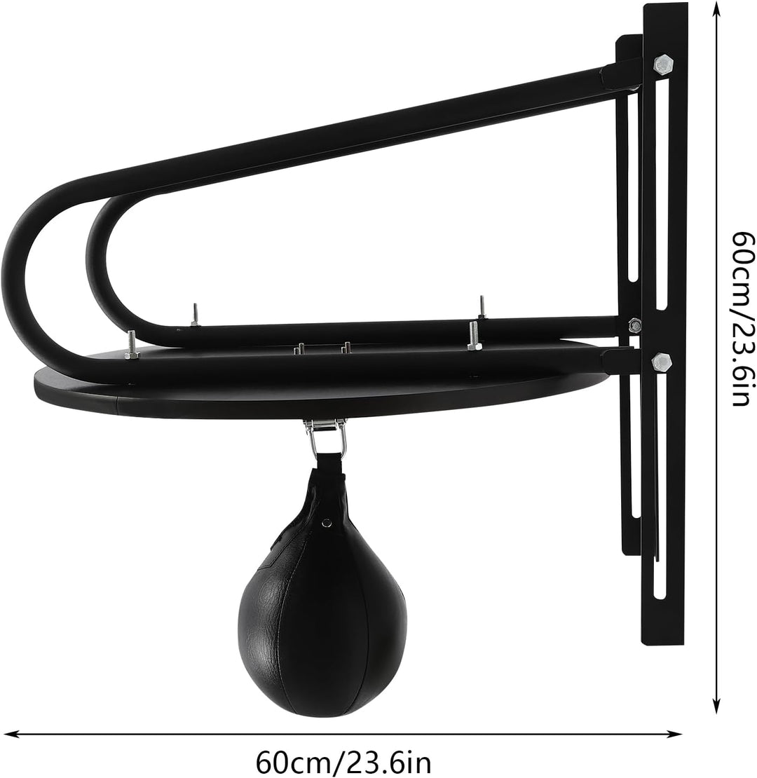 Schwarz Fitness-Ball Boxen Reaktion Ausbildung Bausatz, Wandmontage Boxsack Boxen Ausbildung Komplet