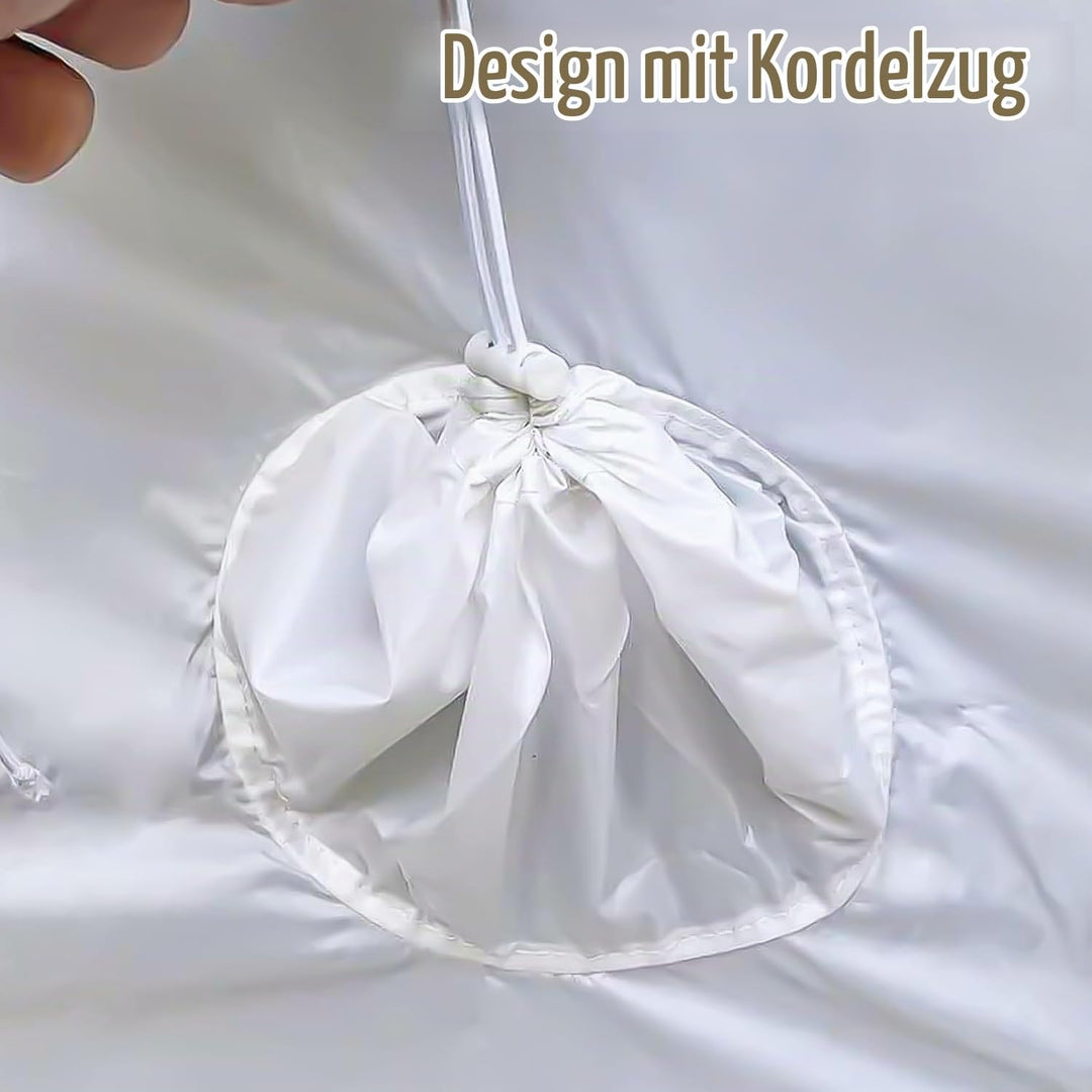 Türabdichtung für Mobile Klimagerät, Hot Air Stop Mit Reissverschluss, Mit Abluftschlauch Verlängeru