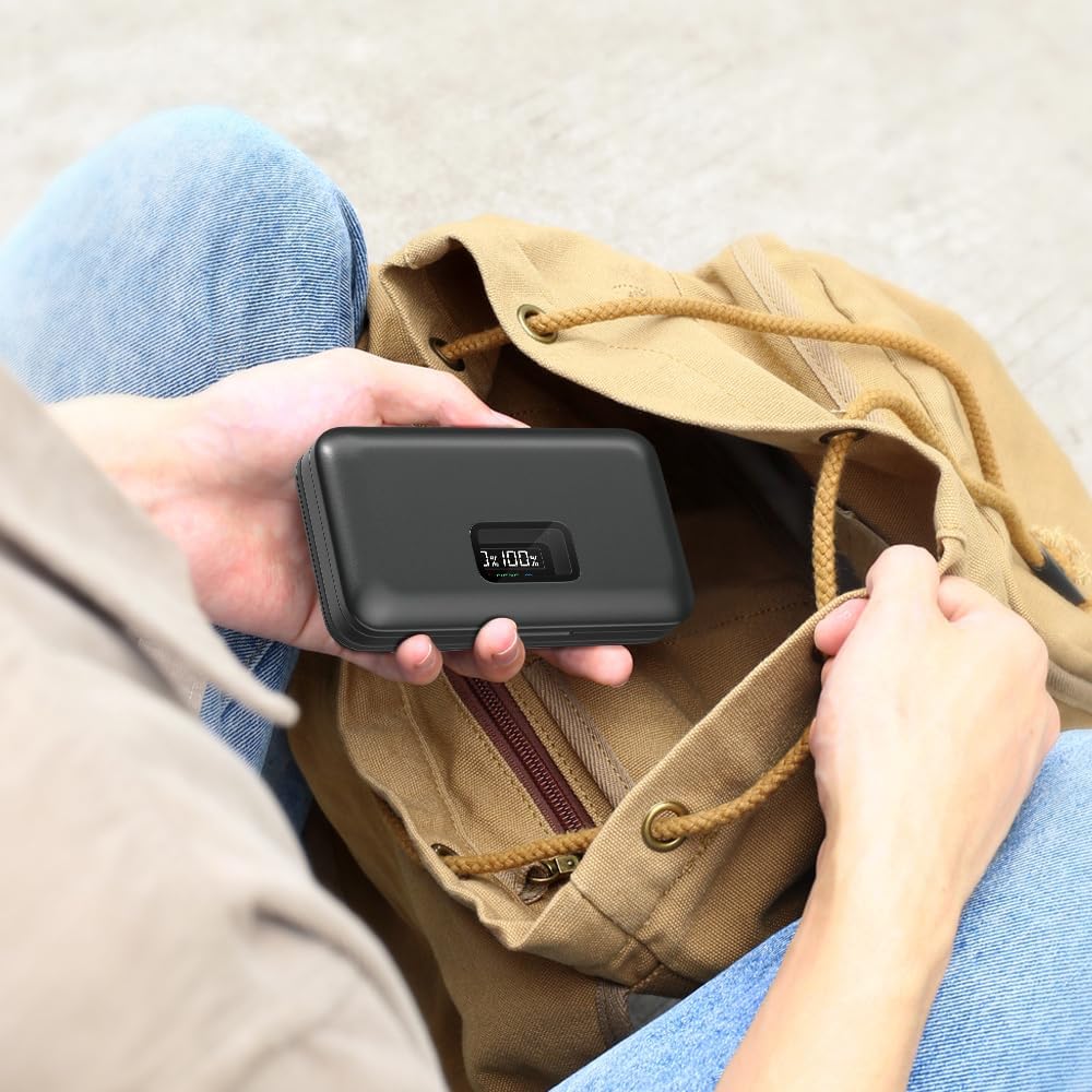 2 Pack ENEL25 ENEL25A Akkus mit LCD Multifunktions Ladegerät Koffer für Nikon Z Serie, Z50, Z30, Z 5