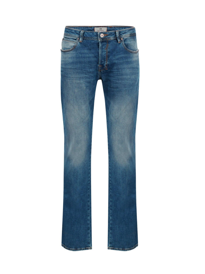 LTB Roden Herren Bootcut Fit Jeans W28 - W48 Low-Waist Stretch Jeanshose Blau 29W / 34L Dark Blue, 2