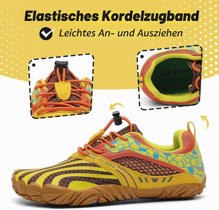 SAGUARO Unisex-Kinder Barfussschuhe Schnell Trocknend Wanderschuhe Leicht Laufschuhe Gr.24-36 24 EU