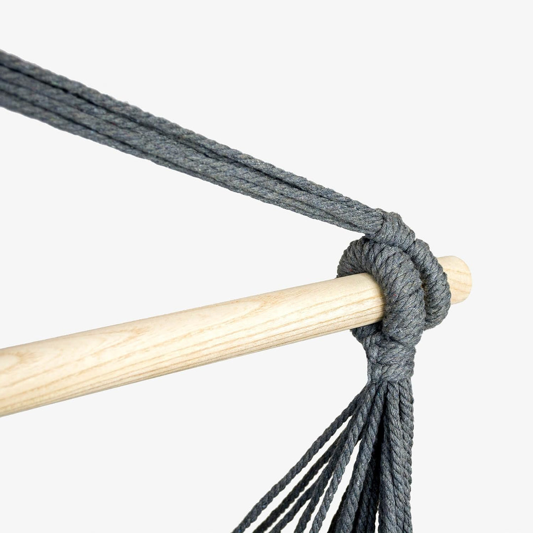 ZOLTA Hängesessel mit Kissen 130x95 cm - Indoor- und Outdoor Schlafzimmer, Camping und Garten - Häng