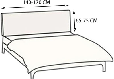 WINS Bett Kopfteil Hussen Stretch Bett Kopfteil Abdeckung Bettkopfteil Bezug staubdicht Kopfteilbezu