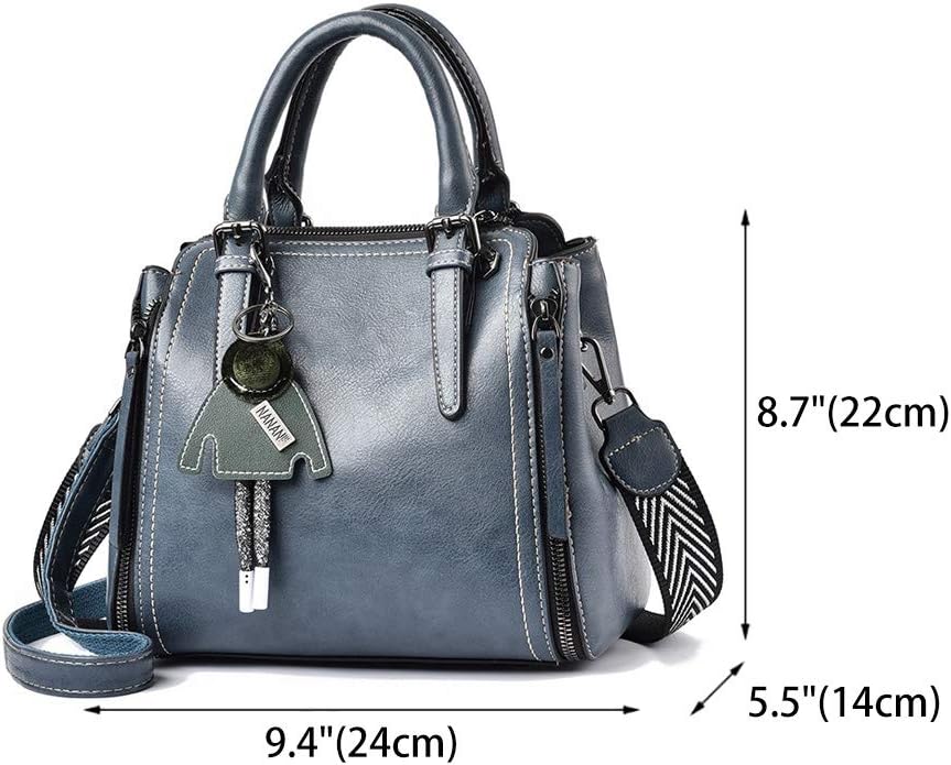 BUKESIYI Damen Tasche Umhängetasche Handtasche Frauen Klein Schultertasche Weekender Lack PU Leder C