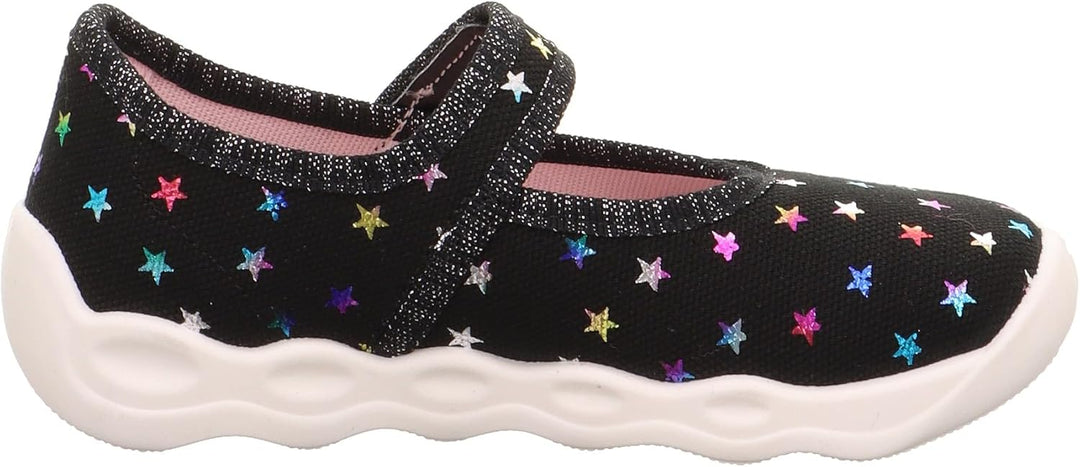 Superfit BUBBLE Hausschuhe 1-006271 Mädchen 23 EU Schwarz 0030, 23 EU Schwarz 0030