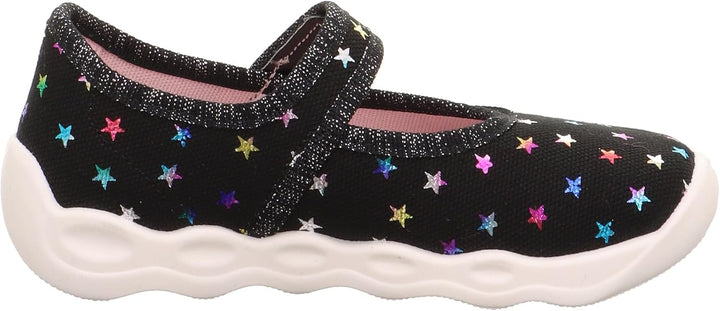 Superfit BUBBLE Hausschuhe 1-006271 Mädchen 23 EU Schwarz 0030, 23 EU Schwarz 0030