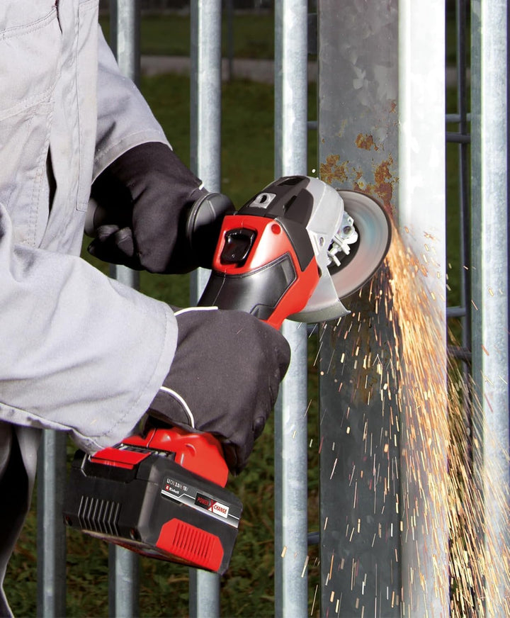 Einhell Akku-Winkelschleifer TC-AG 18/115 Li-Solo Power X-Change (18 V, 115 mm Scheibendurchmesser,