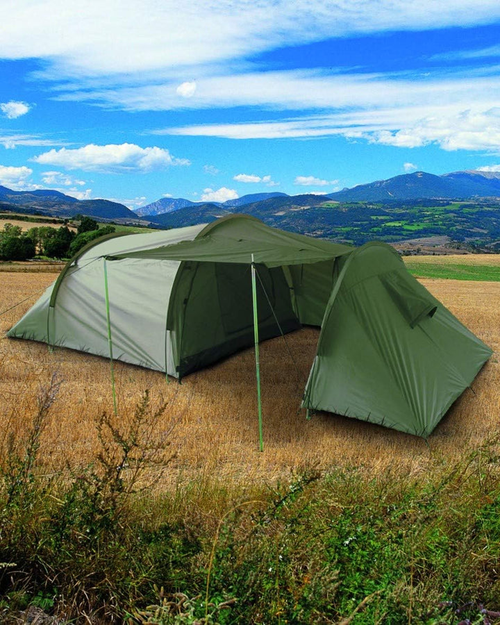 Mil-Tec 3 Personen Zelt mit Stauraum Woodland, Woodland