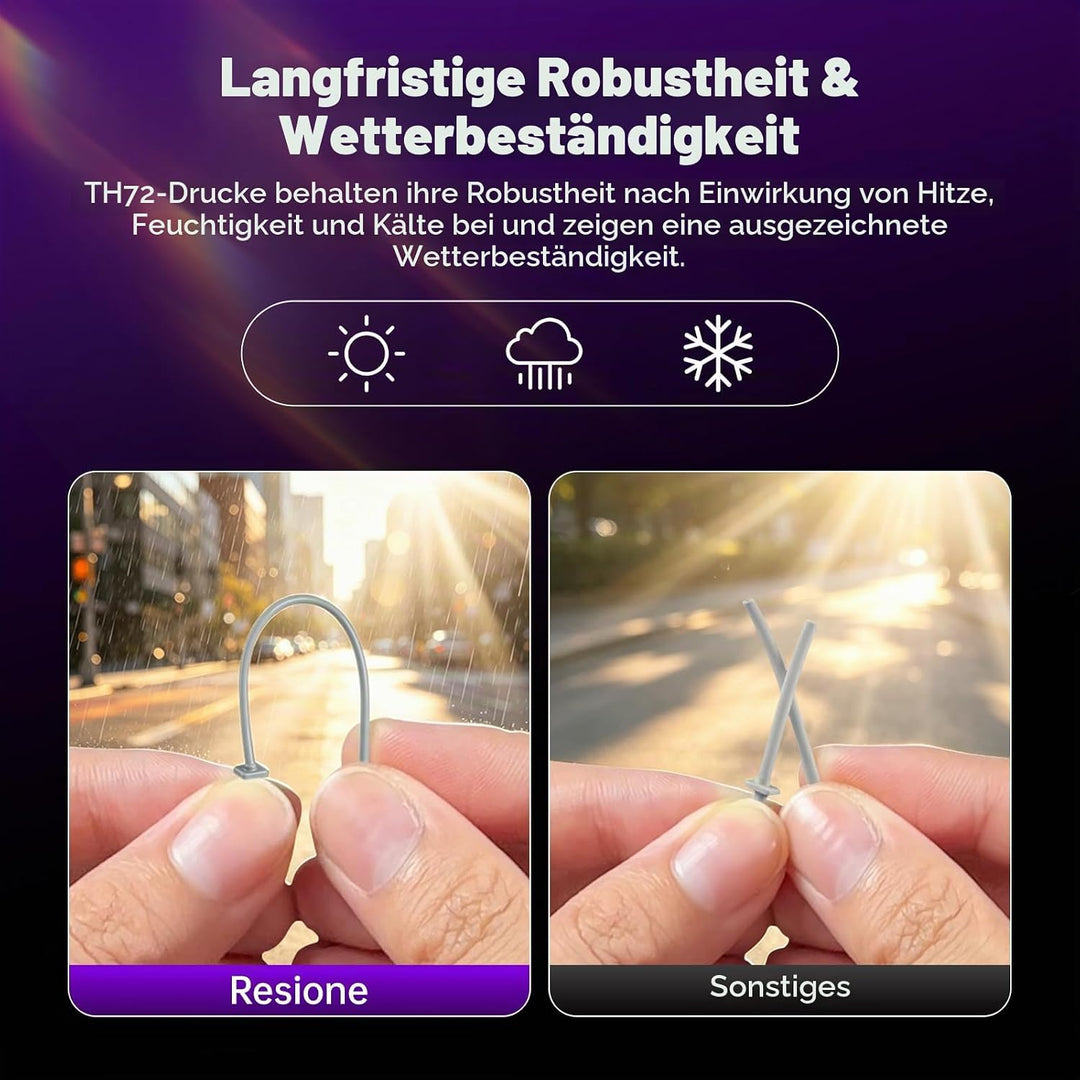 RESIONE TH72 Flexibles, Robustes Harz für 3D-Drucker mit lang anhaltender Zähigkeit und schlagfestem