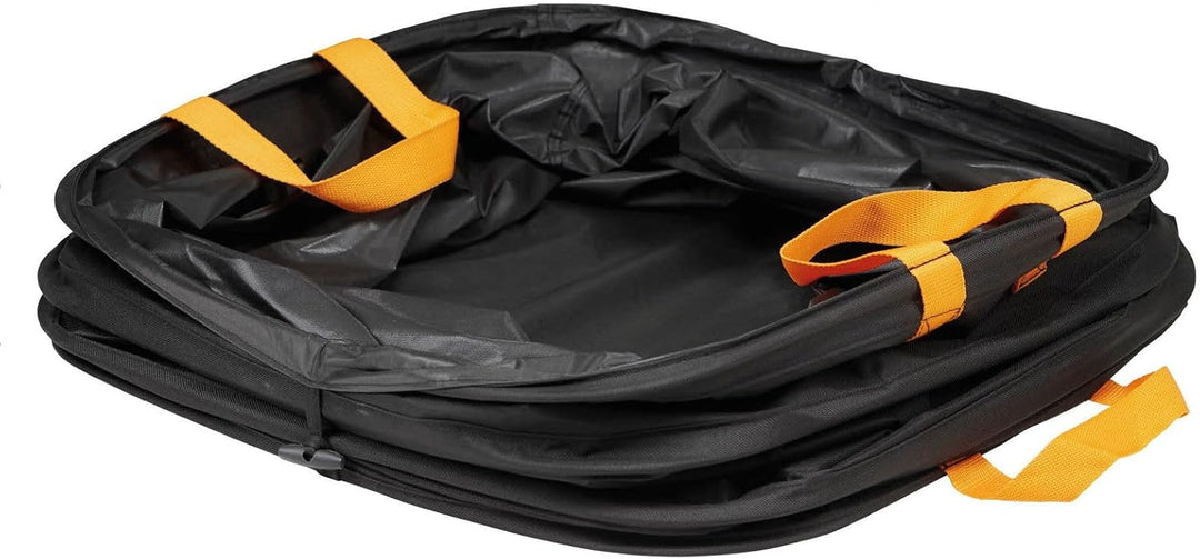 Fiskars PopUp-Gartensack mit Griffen, Platzsparend faltbar, Fassungsvermögen: 175 L, Höhe: 70 cm, Br