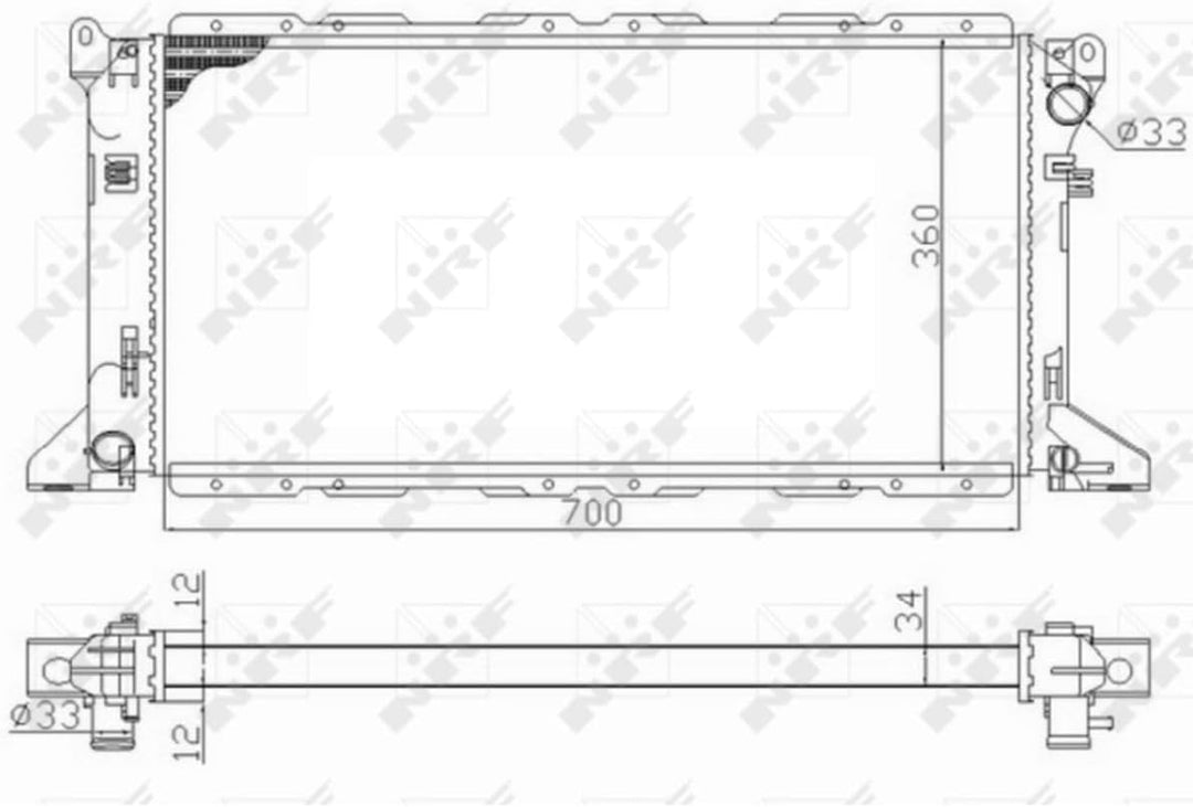 NRF 59013 Kühlmittel des Motor