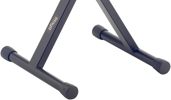 Stagg KEB-A10 Höhenverstellbare gepolsterte Keyboardbank Standard – einstrebig, Standard – einstrebi