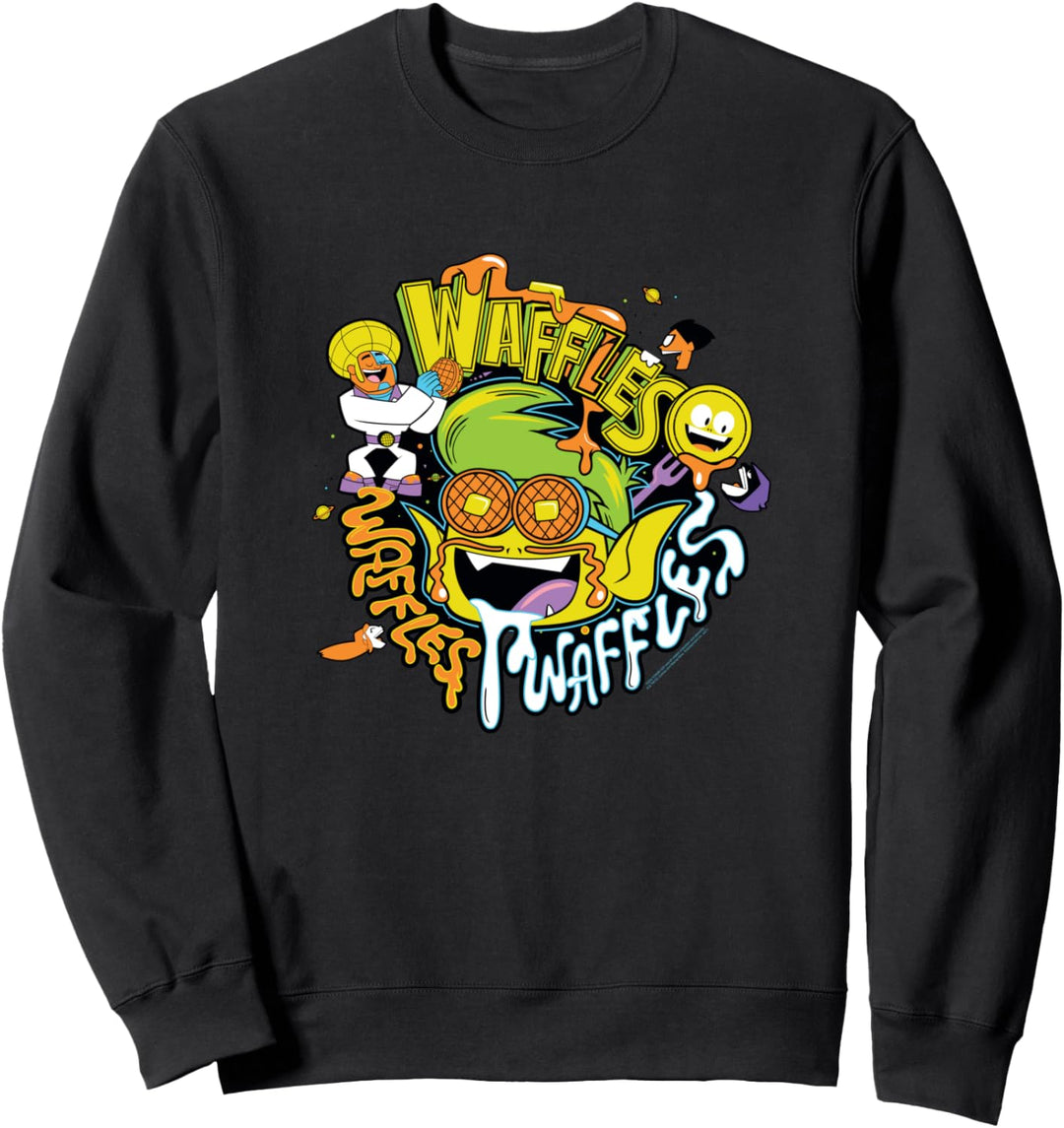Teen Titans Go Waffle Mania Sweatshirt