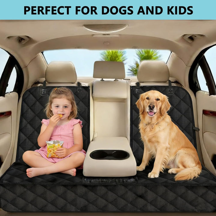 SNZ Hundedecke Auto wasserdicht & rutschfest - Autositzschoner für Rücksitz/Kofferraum/Picknick - Sc