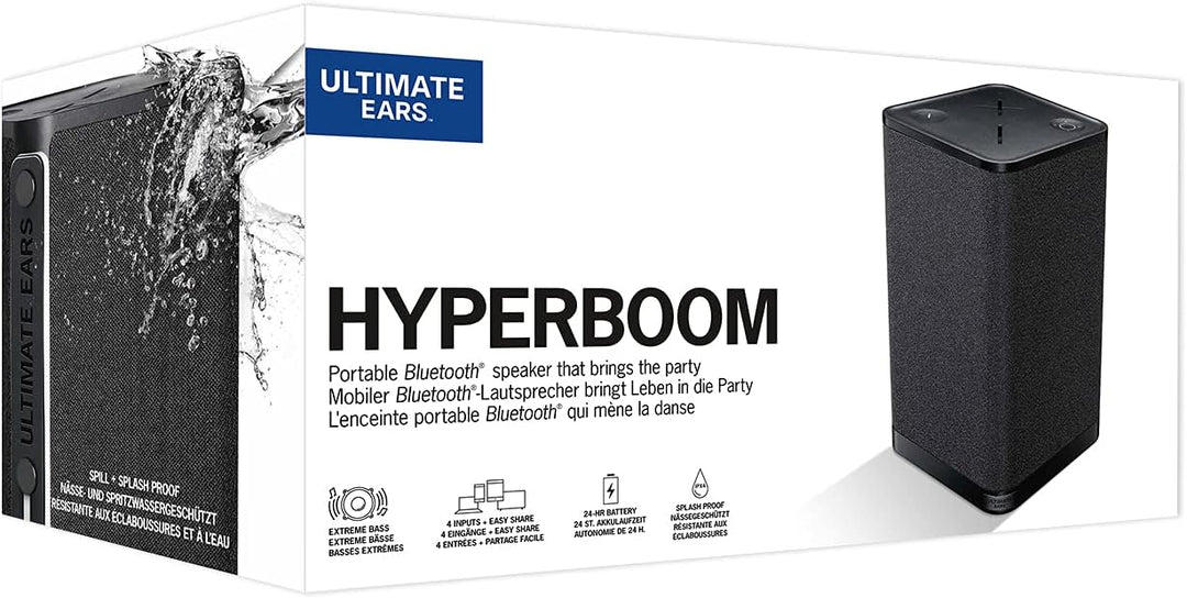 Ultimate Ears HYPERBOOM Tragbarer Bluetooth-Lautsprecher - Lauter kabelloser Lautsprecher mit starke