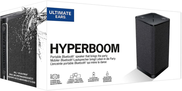 Ultimate Ears HYPERBOOM Tragbarer Bluetooth-Lautsprecher - Lauter kabelloser Lautsprecher mit starke