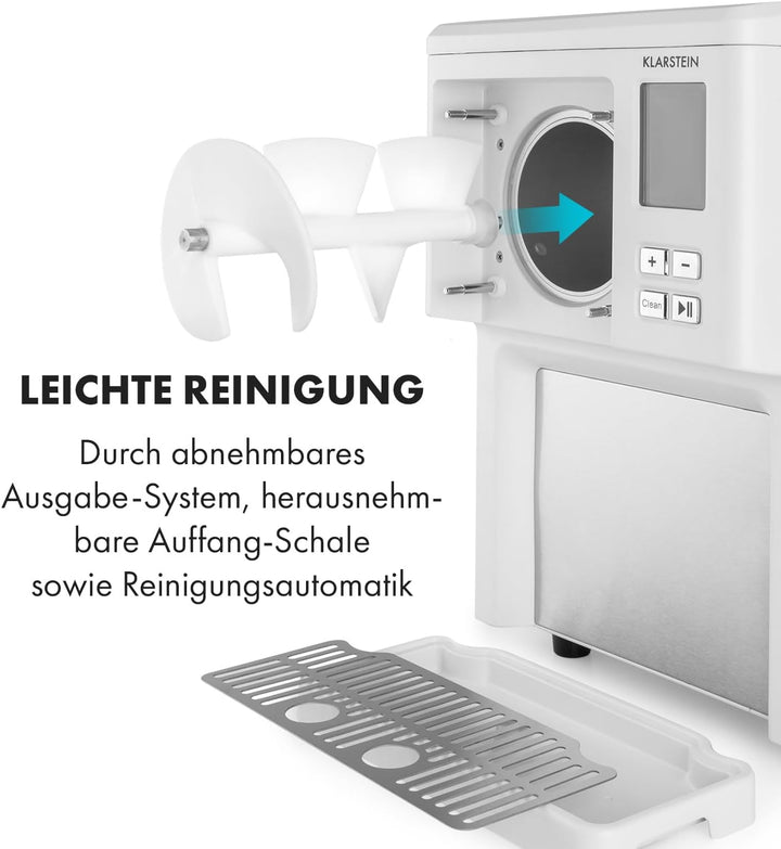 Klarstein Sweet Sundae - Eiscrememaschine, 1,5 Liter, mitselbstkühlendem Kompressor, 200 Watt, Ausga