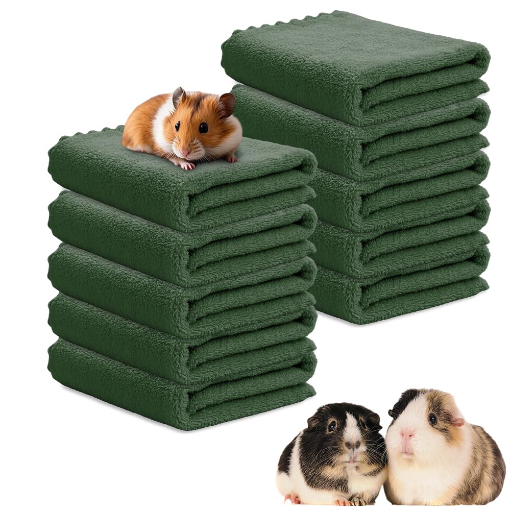 10 Stück Nagerteppich wasserdichte Decke, PIPI Pads für Meerschweinchen Decke, Waschbare Haustier PI