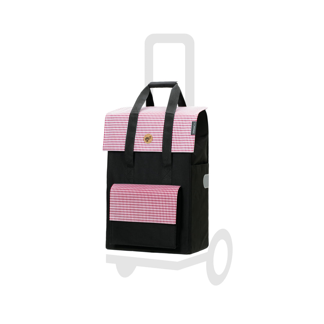 Andersen Einkaufstrolley Ersatztasche - 54 Liter - Seiten- & Fronttasche - Tragegriff - extra Innenf