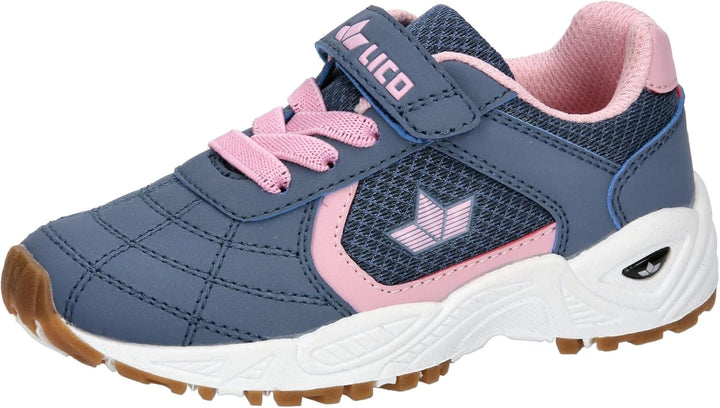 Lico Unisex Kinder Benchy Vs Sneaker 41 EU Grau Rosa, 41 EU Grau Rosa