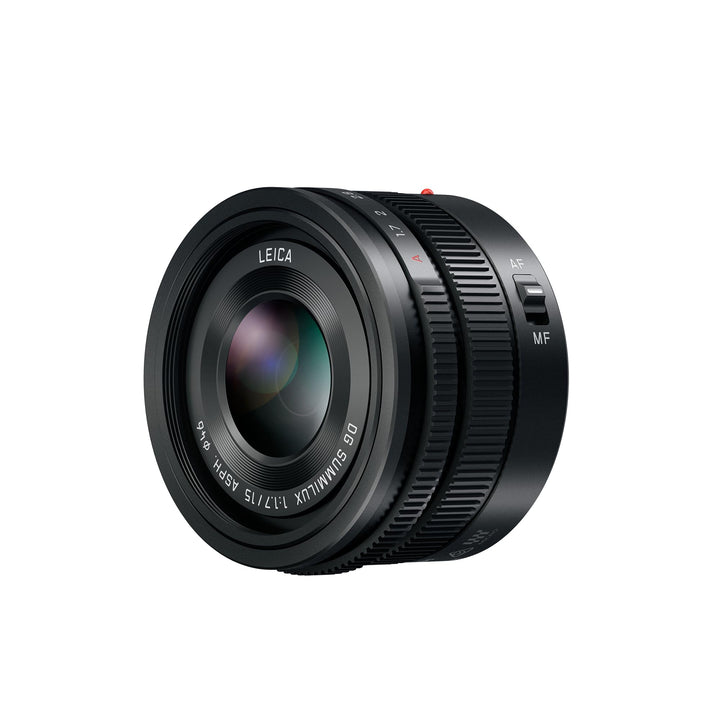 Panasonic Lumix H-X015E9-K Leica DG Summilux 15 mm F1.7 Objektiv, Micro Four Thirds Kameraobjektiv,