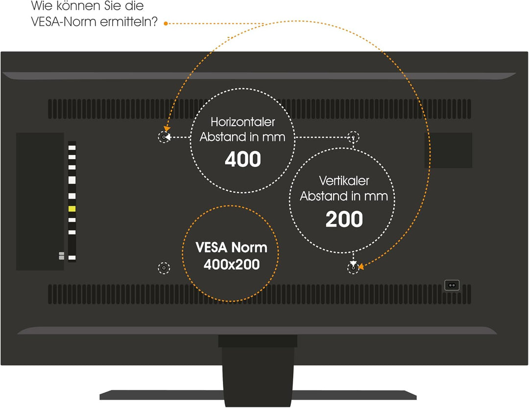 mywall Monitorhalterung HL18L mit Federsystem für Flachbildschirme, integriertes Kabelmanagement, hö