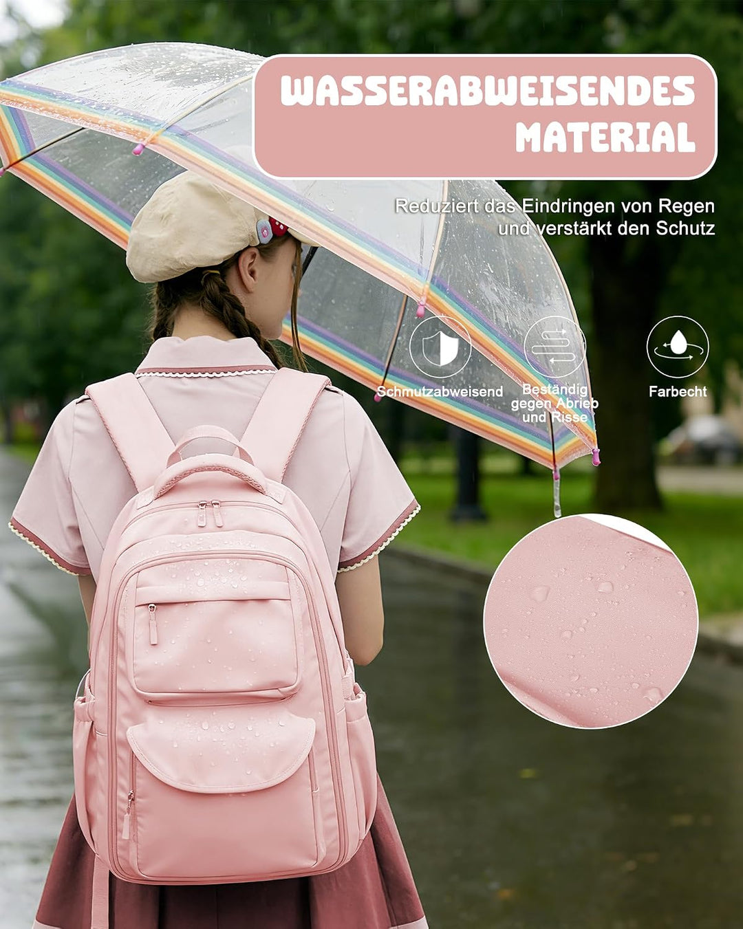 Grosse Rucksack Schule Teenager Mädchen Schulrucksack Teenager Mit Laptopfach Schulranzen Mit Laptop
