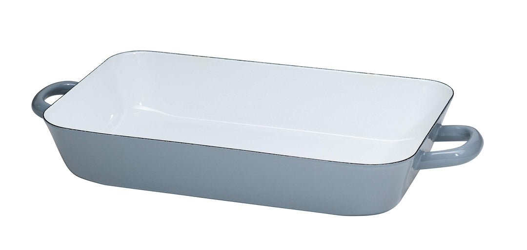 Riess, 0046-065, Bratpfanne 33/20,Classic - Pure Grey, Masse 33 x 20 cm, Höhe 6.0 cm, Emaille, helle