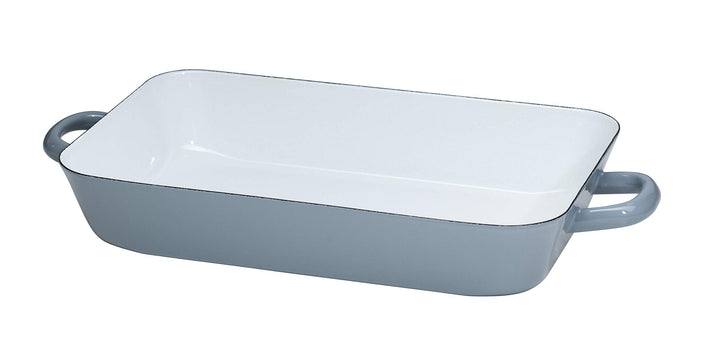 Riess, 0046-065, Bratpfanne 33/20,Classic - Pure Grey, Masse 33 x 20 cm, Höhe 6.0 cm, Emaille, helle