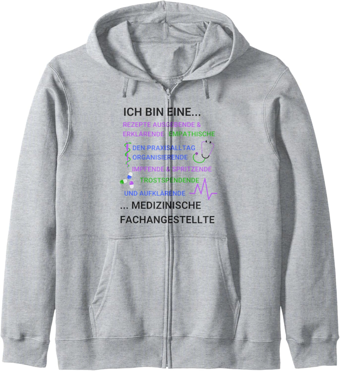MFA Arzthelferin Definition Schön Spruch Witzig Damen Stolz Kapuzenjacke