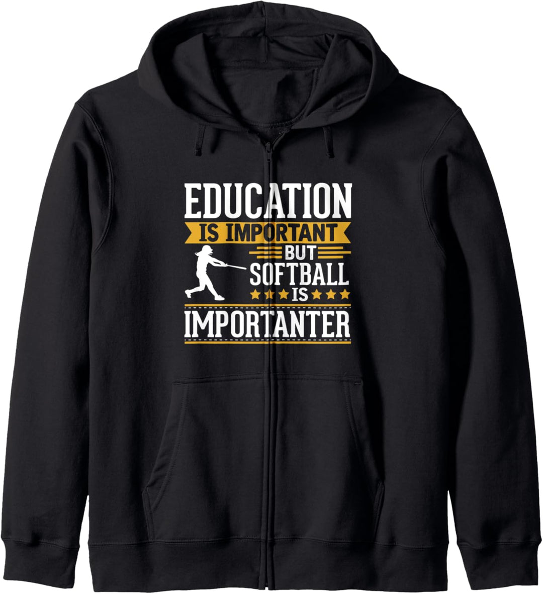 Softball Is Importanter Funny Gift Kapuzenjacke