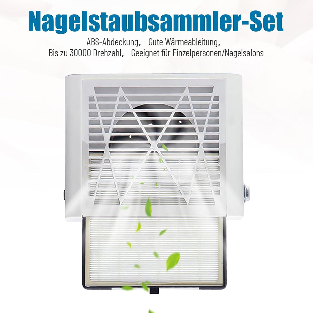 Nagelstaubsauger Professionell Mit NagelfräSer, Weiss