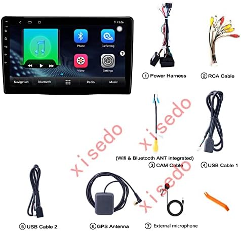 XISEDO für FIAT Bravo 2007-2012 Autoradio In-Dash Car Radio 9" Android GPS Navigation Unterstützung