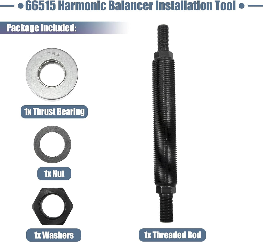 X AUTOHAUX 66515 Harmonischer Ausgleicher Installationswerkzeug Dämpferkurbel Installer